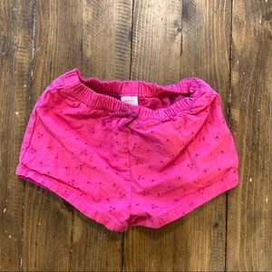 Baby 12-18 months pink shorts